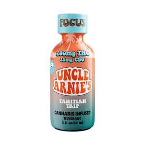 Uncle Arnie's Beverage - 125mg 4:1 THC:CBG Tahitian Trip Shot 2oz (100mg THC, 25mg CBG) - Uncle Arnie's
