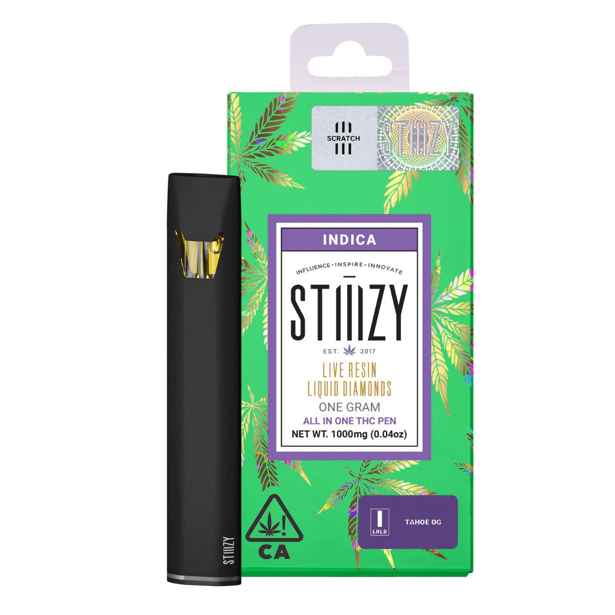 STIIIZY - Tahoe OG (I) | 1g All In One Liquid Diamonds Vape | Stiiizy Main Image