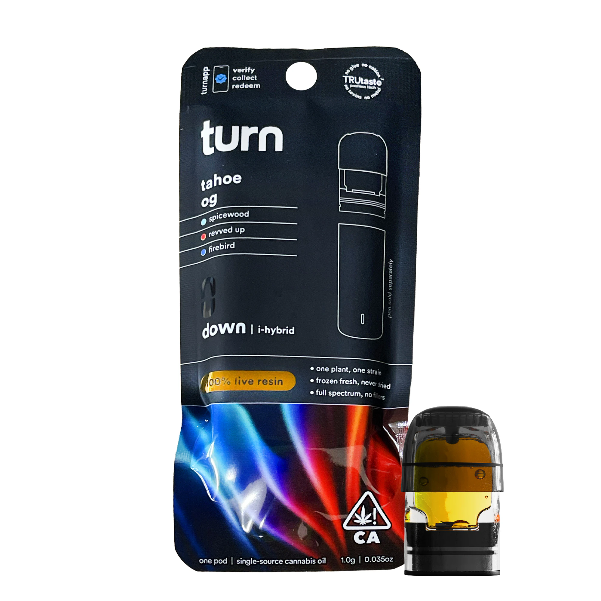 turn - Turn Tahoe OG Live Resin POD 1.0g Main Image