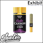 Jeeter-Cannon-1.5g-Tahoe OG-3pk-Live Resin-Infused Preroll