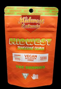 Midwest Extracts Tangerine Guava 200mg Gummy 8pk EXP:03/06/27