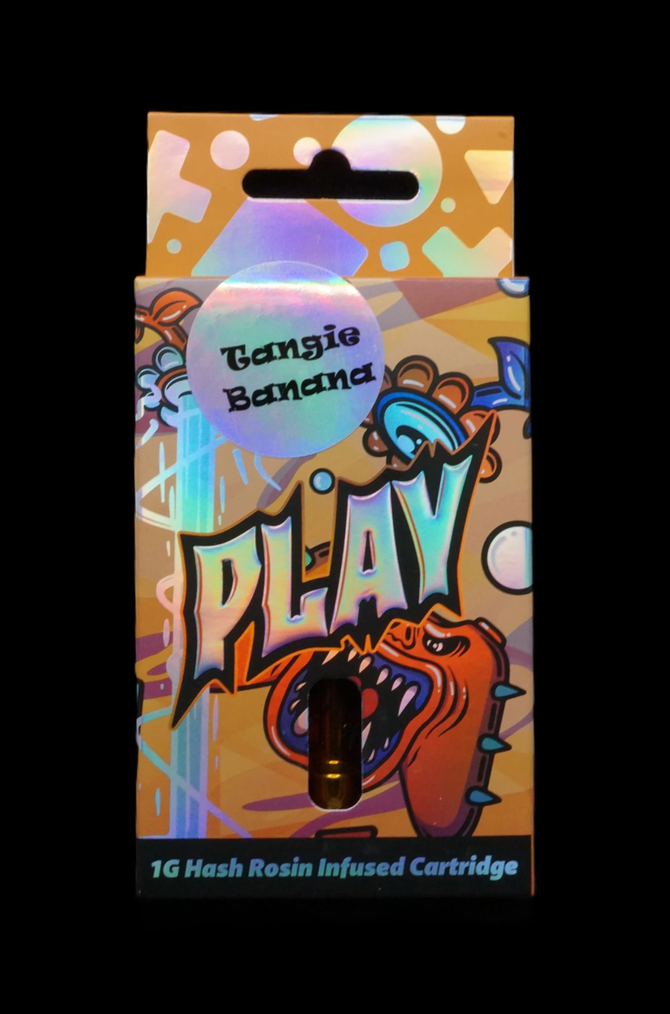 Play Michigan - PLAY - Tangie Banana - 1g Hash Infused Distillate Cart Main Image