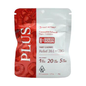 Plus - Relief - Tart Cherry - 20:5:1 CBD/CBG/THC - Gummies - 20pk - 100mg