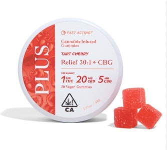 PLUS  - PLUS Tart Cherry 20:5:1 Gummies 