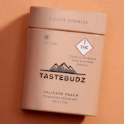 Tastebudz - Gummies - Palisade Peach - 100mg