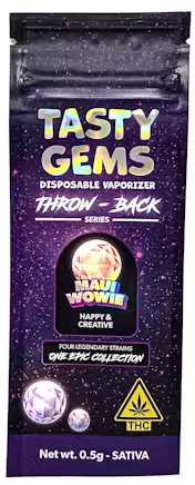 Tasty Gems - Maui Wowie - Vape AIO - .5 gram - 1 ct - Tasty Gems Main Image