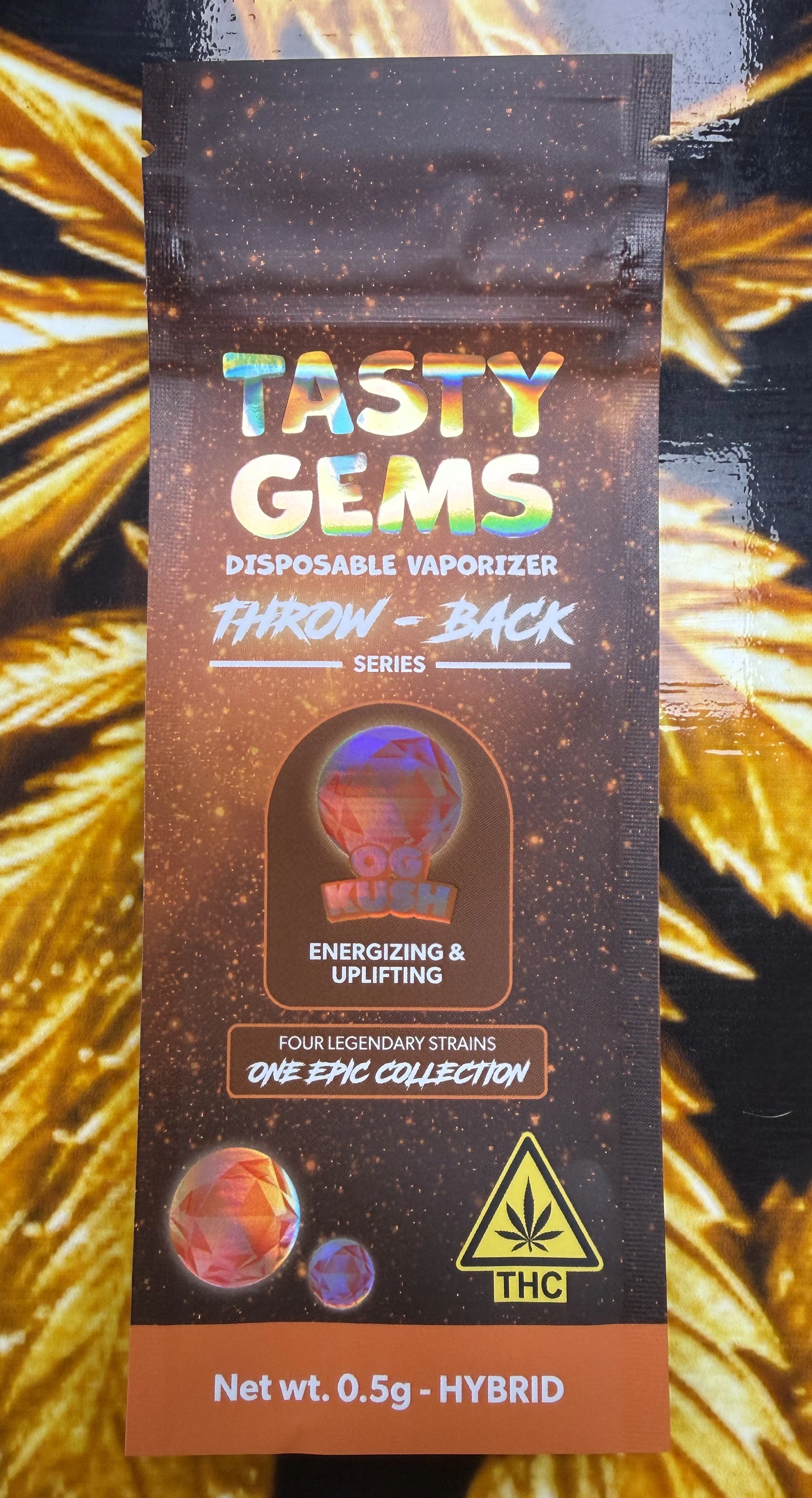 Tasty Gems - Tasty Gems | OG KUSH | .5G Disposable Main Image