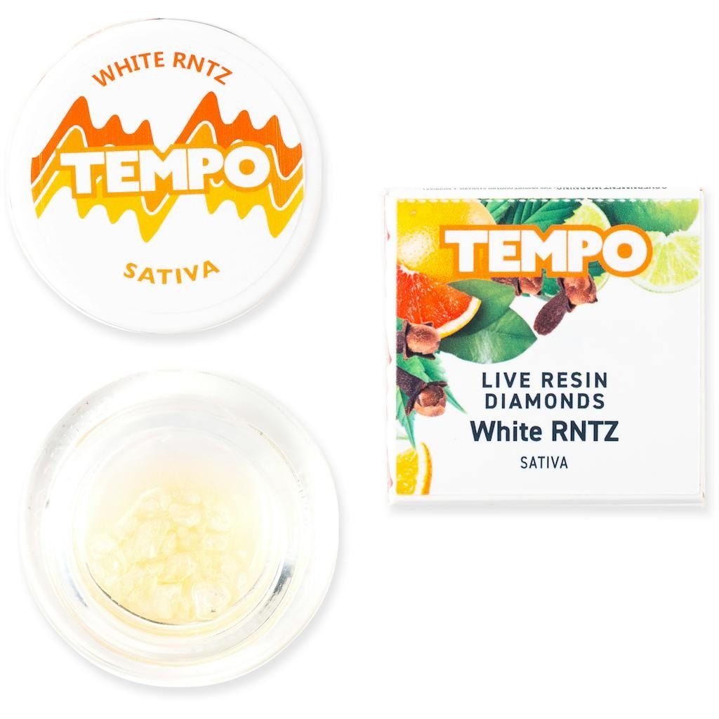 Tempo White RNTZ Live Resin Diamonds 1.0g