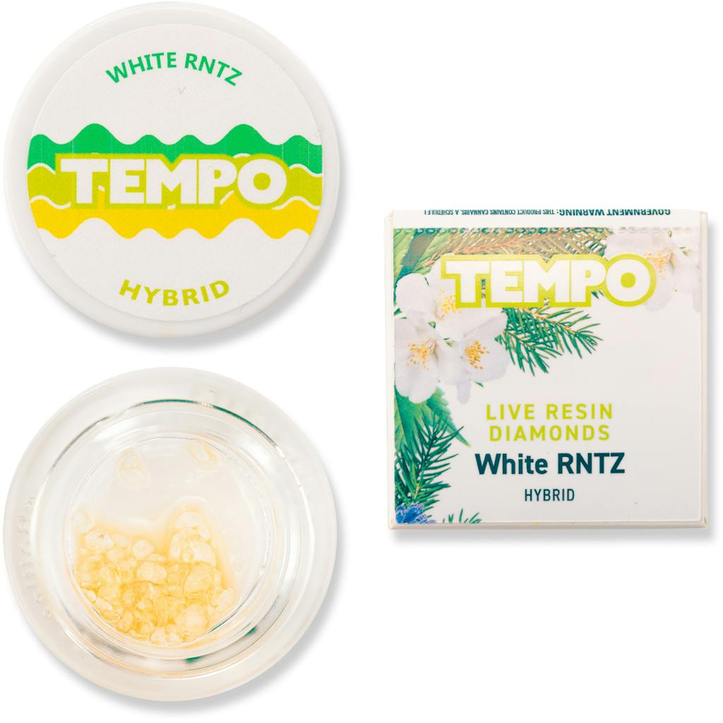 Tempo White RNTZ Live Resin Diamonds 1.0g