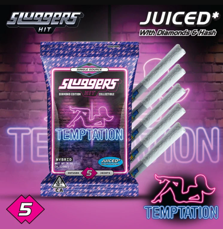 Sluggers - Sluggers - Temptation - 3.5g Infused Diamond Edition Pre Rolls - 5pk Main Image