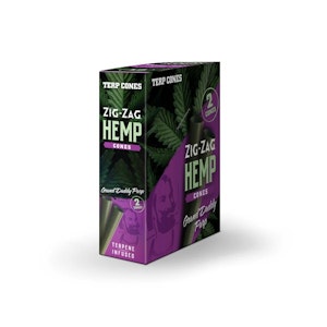 ZIG ZAG - Grand Daddy Purp | Terpene Infused Hemp Cones | 2pk | Zig Zag