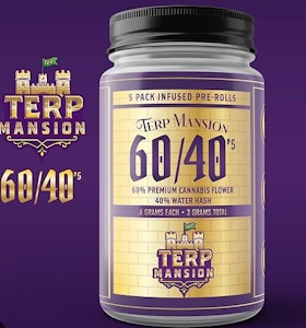 TERP MANSION - Terp Mansion .6g Apple Jaxx Hash Infused Pre-Roll 5pk