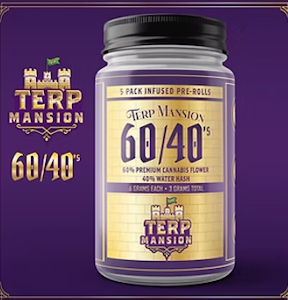 TERP MANSION - 60/40 Raspberry Blizzard 5pk, 
