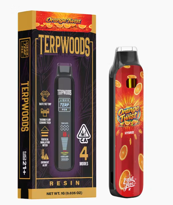 Dabwoods - Terpwoods | Orange Twist | Live Resin All-In-One Vape | 1g Main Image