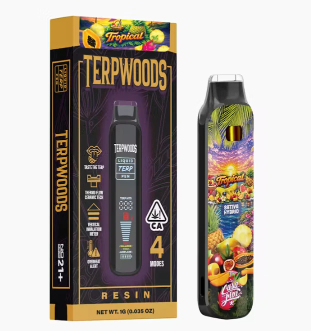 Dabwoods - Terpwoods | Tropical | Live Resin All-In-One Vape | 1g Main Image