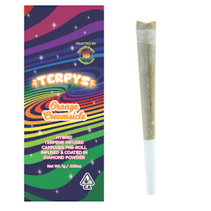 Terpys - Terpys | Orange Creamsicle | Diamond & Terpene Infused | Coated in Diamond Powder | Single
