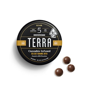 Terra Bites - Milk Chocolate Sea Salt Caramel Bites - 100mg - Terra
