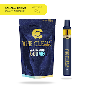 THE CLEAR - Banana Cream 0.5g AIO
