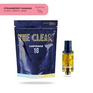 THE CLEAR - Strawberry Banana 1g Cartridge