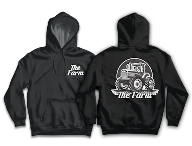 FARMS ACCESSORIES - The Farm Black Small Hoodie