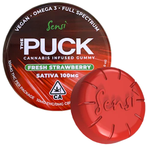 Sensi - Sensi | Big Bite Strawberry Cannabis Infused THC Gummy Qty 1 | 100mg THC total