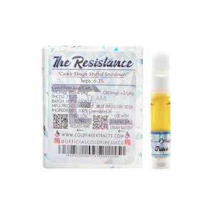 COLD FIRE - ColdFire x Team Elite Genetics The Resistance Cured Resin Juice Cartridge 1.0g