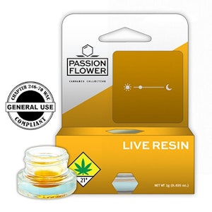 PASSION FLOWER - The Soap + CBG - Live Resin Concentrate - Passion Flower - 1g