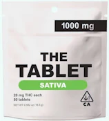 The Tablet 1000mg | Sativa 20mg (50ct)