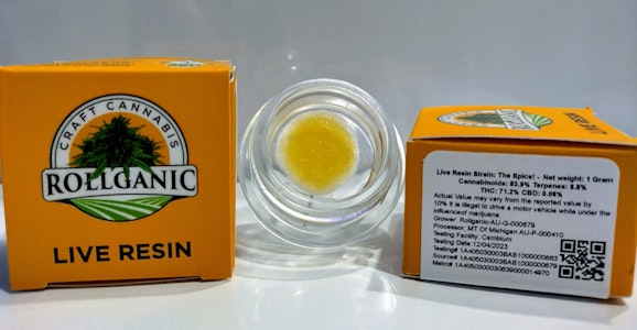 ROLLGANIC - The Spice! 1 Gram Live Resin