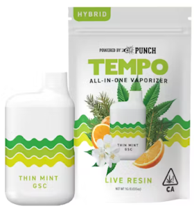 TEMPO - [Tempo] - Live Resin AIO Vape - 1g - Thin Mint GSC (H)