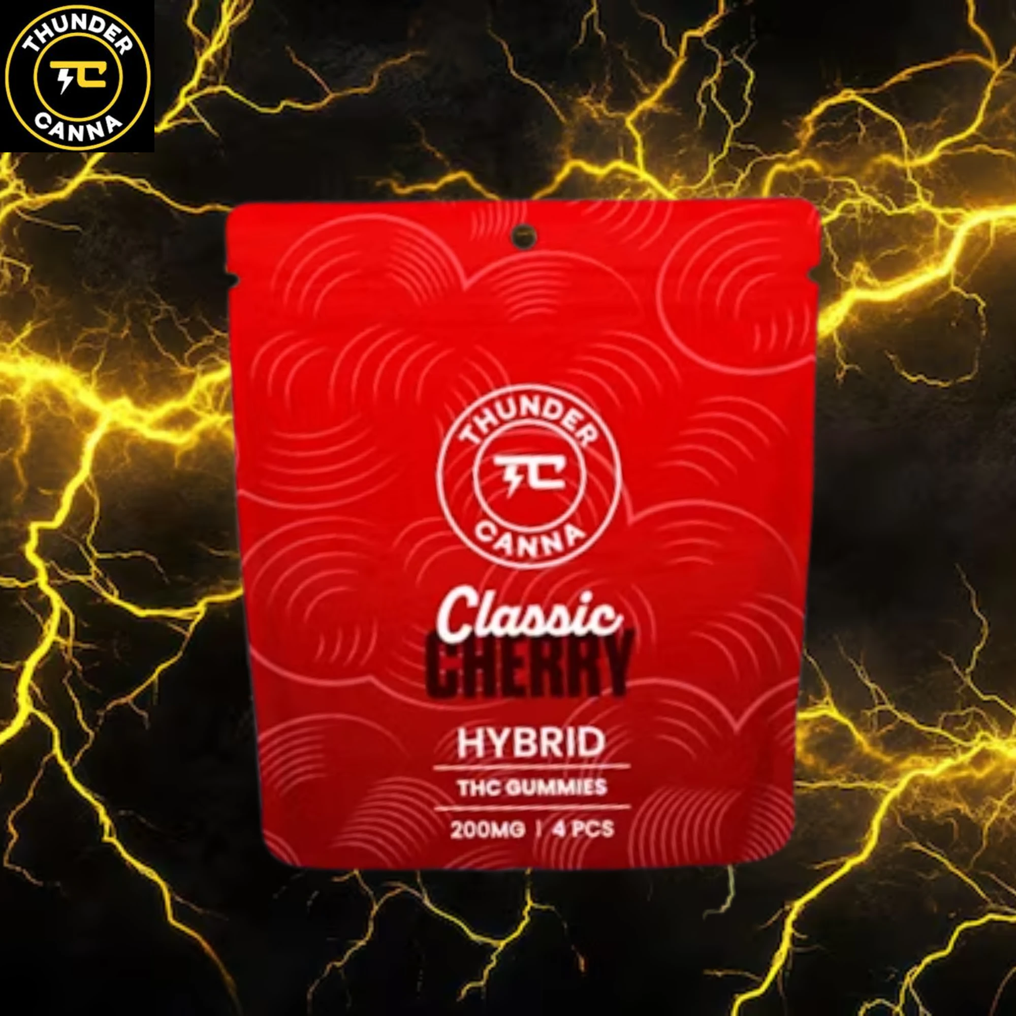 Thunder Canna - Classic Cherry | Thunder Canna | 4pc x 50mg Main Image