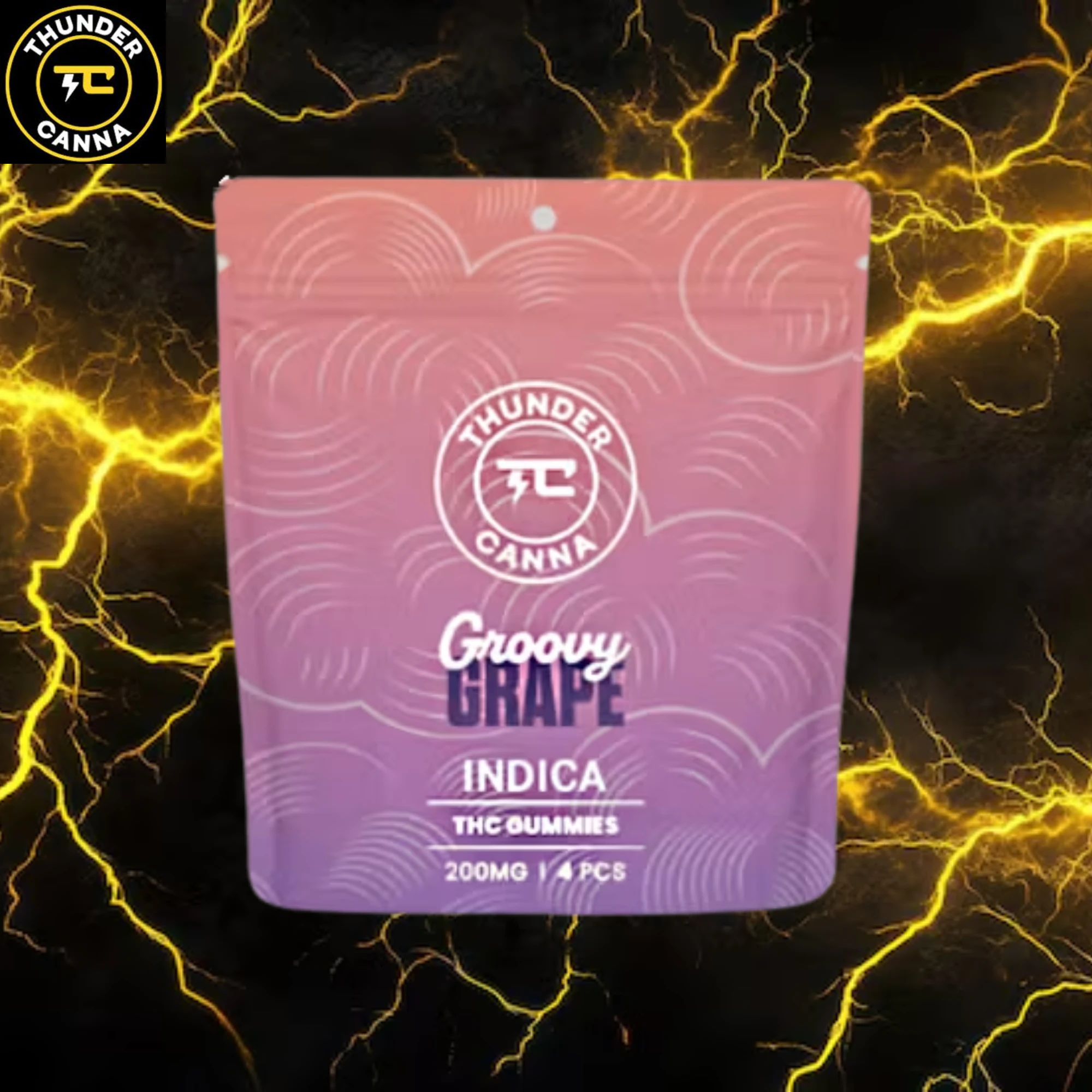 Thunder Canna - Groovy Grape | Thunder Canna | 4pc x 50mg Main Image