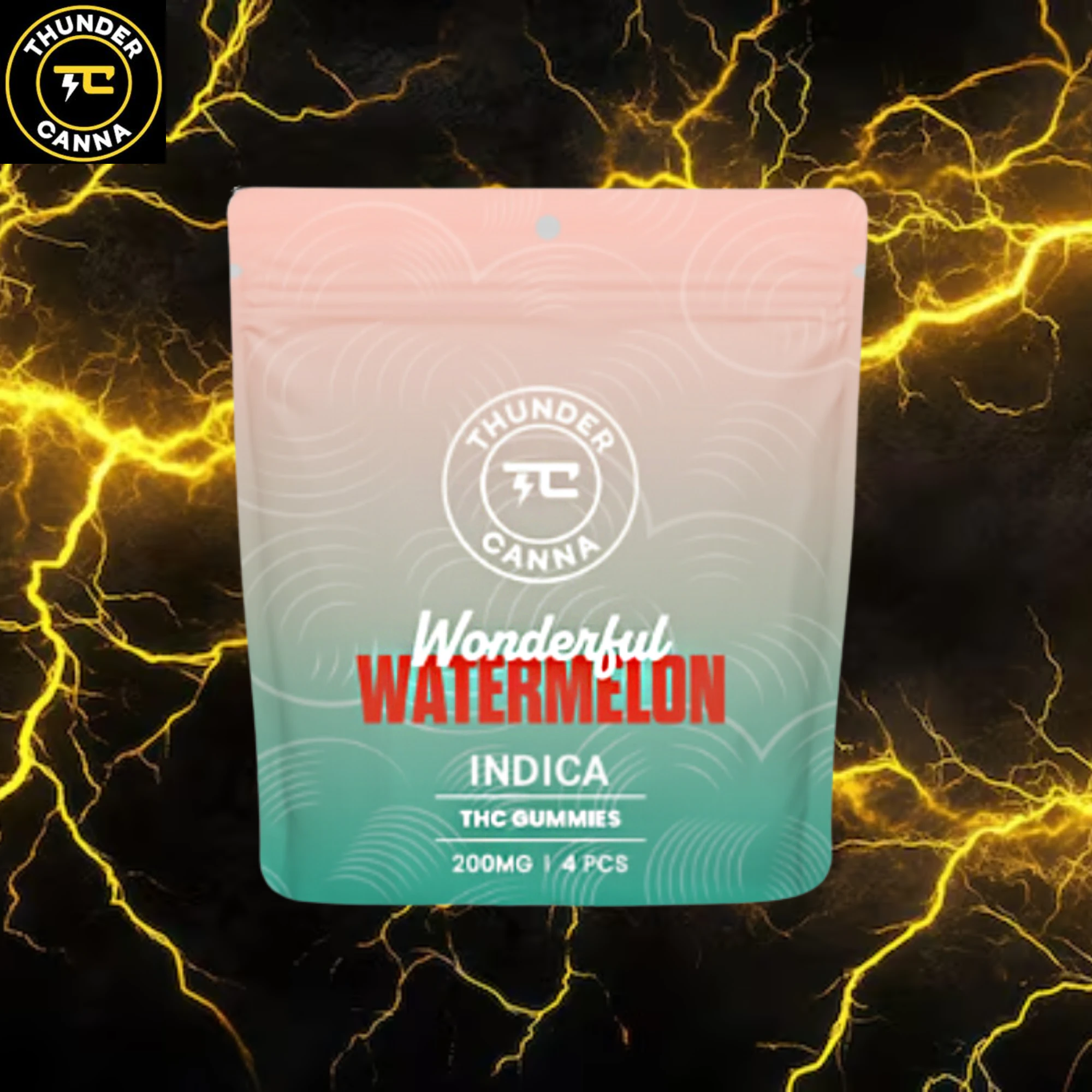 Thunder Canna - Wonderful Watermelon | Thunder Canna | 4pc x 50mg Main Image
