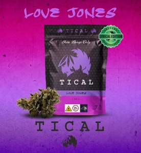 Tical - Tical- Love Jones- 3.5g Flower