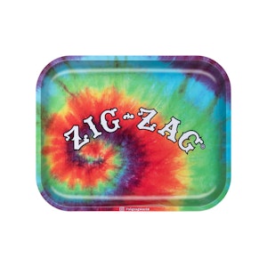LUV BUDS - Zig Zag | Large Rolling Tray | Tye Dye