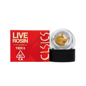 CLSICS - 1g Governmint Oasis Tier 3 Live Rosin - CLSICS