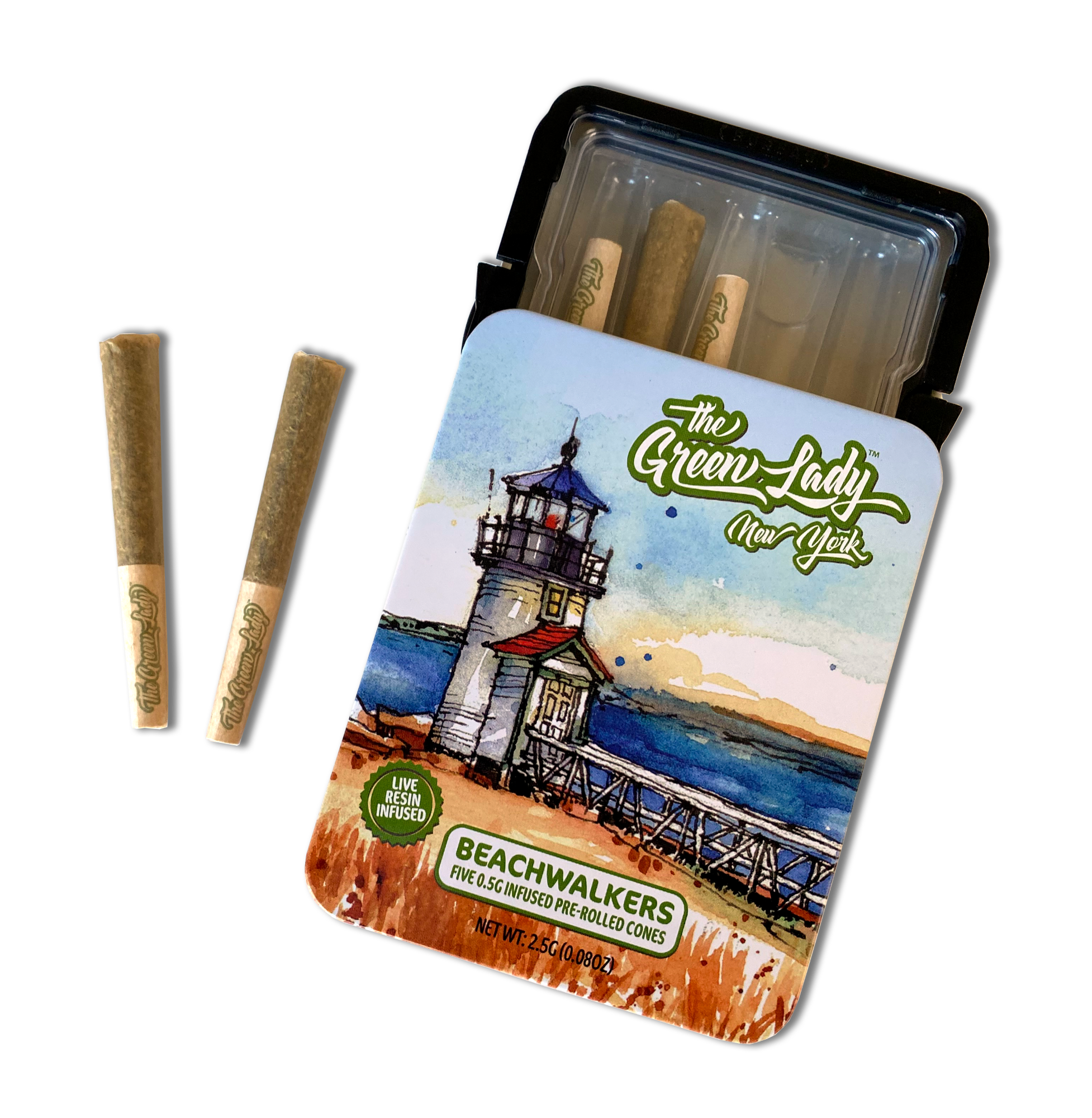 The Green Lady - Beach Walker - Orange Cream Live Resin I