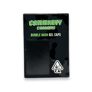 COMMUNITY CANNABIS - Community Cannabis - Bubble Hash 10mg Each - Capsules - 30ct - 317mg