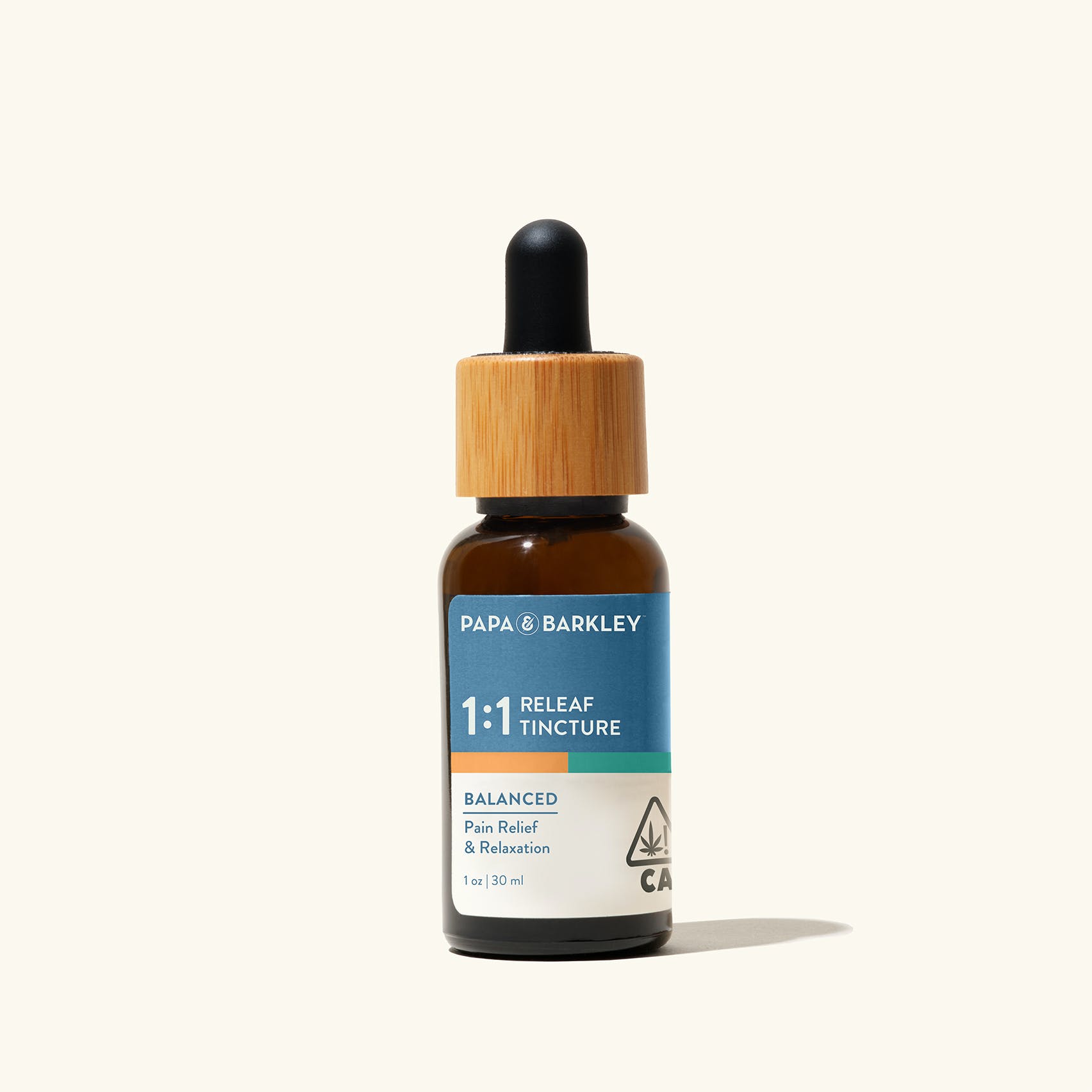 Papa & Barkley Releaf Tincture 1:1 CBD:THC 30ml