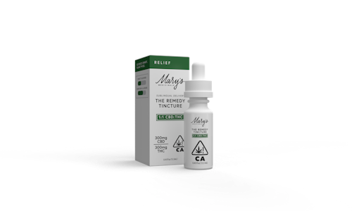 MARY'S MEDICINALS - CBD:THC - Remedy Tincture (Relief) - 1:1 - Mary's Medicinals