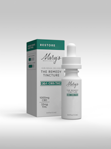 MARY'S MEDICINALS - 30:1 CBD:THC Remedy (Restore) Tincture - Mary's Medicinals
