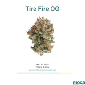 MOCA Flowers - 1/2 oz Shake - Tire Fire OG