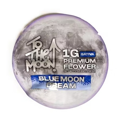 TO THE MOON - Blue Moon Dream -Sativa- 30.32% THC | 1g (Flower)  | To The Moon   -dd4