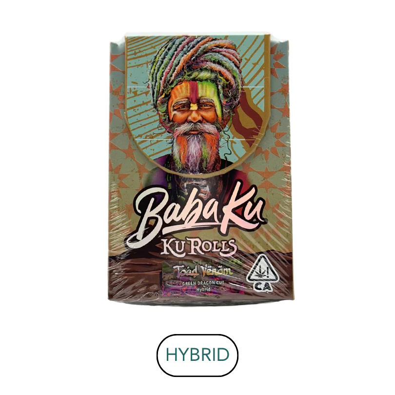 Baba Ku - Baba Ku - Toad Venom - Preroll Pack - 5pk - 3.5g Main Image