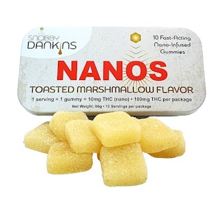 SNOBBY DANKINS - Toasted Marshmallow | Gummies | 100mg/10 Pieces | Snobby Dankins
