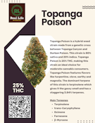 Real Life Botanicals | Topanga Poison  | 1- Gram Pre-Roll