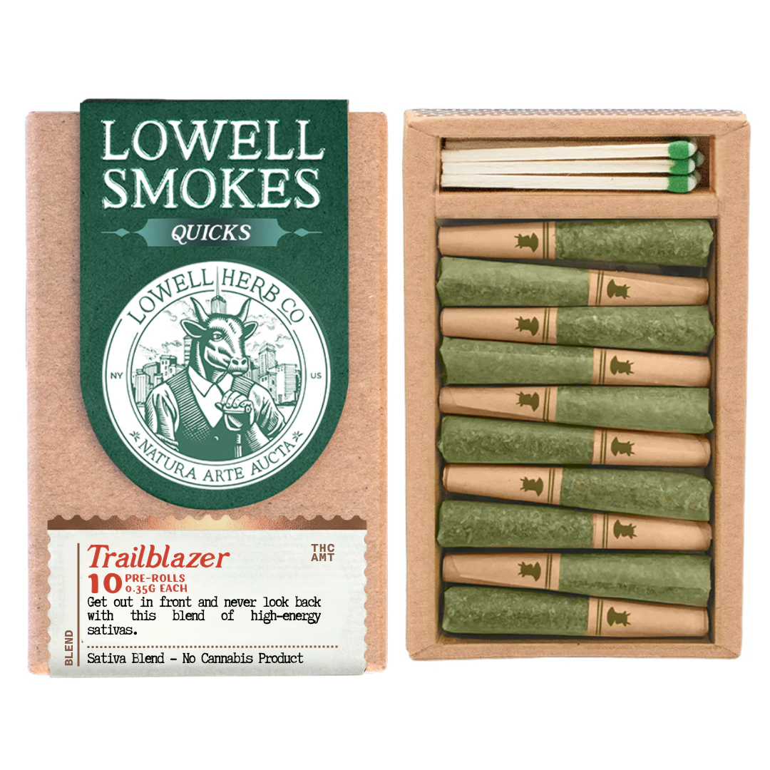 Lowell Herb Co. - Lowell Herb Co - Trailblazer - 10pk Quicks Prerolls Main Image