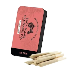Back Home Cannabis Co. - Trainwreck | Pre-rolls | 0.5g/6-pack | Back Home