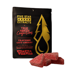 TRUE NORTH COLLECTIVE - True North- Traverse City Cherry 4x50mg Full Spectrum Gummies