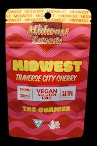 Midwest Extracts Traverse City Cherry 200mg Gummy 8pk EXP: 03/26/27